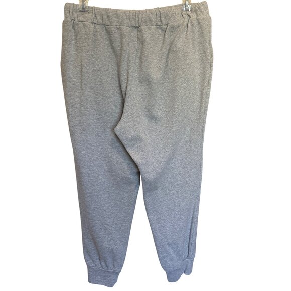 Juicy Couture Gray 100% Cotton Jogger Pants w/ Drawstring Waist Womens Size 1X - Picture 2 of 9